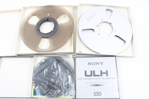 【ト静】 ★ SONY ULH 550 ULTRA LOW-NOISE HI-OUTPUT RECORDING TAPE 新品含む Scotch 空 リール 現状販売 GA000GCG1I