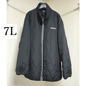 large size men's OUTDOOR PRODUCTS 240T full daru tough ta cotton inside quilt jacket black 7L