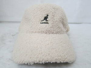KANGOL（カンゴール）　 Sheep Fur Baseball 　　ボアキャップ　　K4397SM　　ベージュ　アイボリー　　フリーサイズ　56～60㎝　　ok2311E