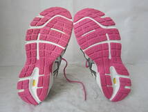 asics lady road jog 7（アシックス レディ ロードジョグ7）（TJG133）　白/銀/ピンク　　24㎝ US5.5　　　別中敷　　着用少　　ok2312B_画像8