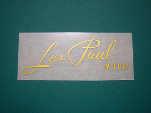◆GIBSON Les Paul MODEL リペア用ロゴデカール インレタタイプ◆