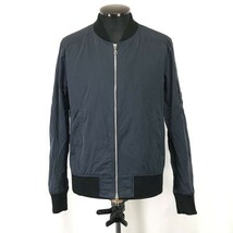 GLOBAL WORK★MA-1/フライトジャケット【メンズM/紺/navy】ベースボールカラーブルゾン/Coat/Jacket/Jumper◆BH432_画像1