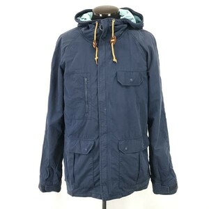 ジョンブル/JOHNBULL★ナイロンコーティング/シェルジャケット【メンズL/紺/navy】パーカー/モッズコート/Jacket/Jumper◆BH432