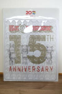 新品未使用・希少15周年限定品★DISPLAY BLISTER BOARD FOR BE@RBRICK 100%／検索 ベアブリック 千秋 kaws 100% tension fragment FIRST