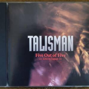 【希少.廃盤】TALISMAN / Five Out Of Five- Live In Japan (輸入盤) 