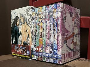 帯付き 美品 初回限定特典版 収納BOX付き 天上天下 DVD 全8巻 過去編CD+初回DVD封入特典クリアトレーディングカード1、3欠品