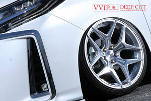 ★12/27まで数量限定★ヤバKING VVIP DEEPCUT 20×10J（＋32）20インチ ホイール シルバーポリッシュ 5穴PCD114.3 アルファード セダン１ 