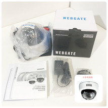 【未使用品】WEBGATE/ウェブゲート 赤外線 TVI ドームカメラ 赤外線LED バリフォーカルレンズ デフォグ機能 2022年 ※No.2※ KT1080D-IR30_画像1