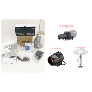【未使用品】WEBGATE/ウェブゲート TVIボックスカメラ KA1080B 2022年製 取付金具 WH-31 TAMRON 監視カメラ用レンズ M13VG288IR ※No.3※