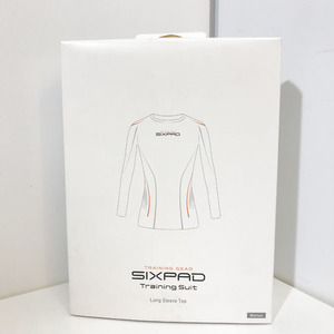 [Неиспользованный] Sixpad/Six Pad Women M Trabin Cust Top Top Black Training Suit с длинным рукавом * № 6 * P-TL2312F-WM