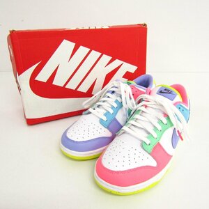 美品 NIKE WMNS DUNK LOW SE ”CANDY” DD1872-100 ナイキ ウィメンズ ダンク ロー SIZE:28.5cm スニーカー 靴 〓A7491