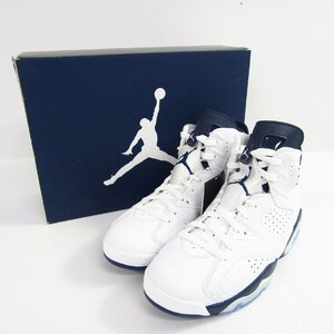 未使用 NIKE AIR JORDAN 6 RETRO ”MIDNIGHT NAVY” CT8529-141 ナイキ エアジョーダン 6 SIZE:27.0cm スニーカー 靴 〓A7708