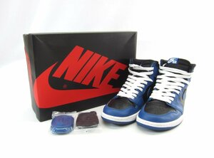 Nike ナイキ Air Jordan 1 Retro High OG Dark Marina Blue エアジョーダン レトロ 25.0cm メンズ スニーカー 靴 ∠UT10804