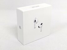 未開封 Apple アップル MME73J/A AirPods (第3世代) ワイヤレスヘッドフォン MagSafe充電ケース《U7840_画像1