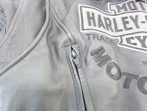 HARLEY DAVIDSON ハーレーダビッドソン 3in1 レザー レディース ジャケット サイズM ∠U6583_画像3