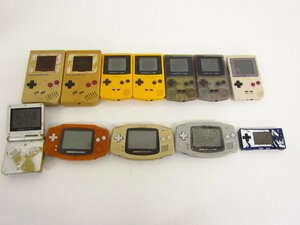 ゲームボーイ / カラー / ポケット / アドバンス / SP / ミクロ 本体 計12台セット ジャンク品▽A6869