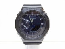 美品 CASIO カシオ G-SHOCK GM-2100N ブルーメタルベゼル クォーツ 腕時計 △WA5878_画像2