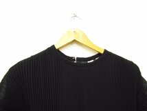 COMME des GARCONS NOIR コムデギャルソン ノアール ワンピース プリーツ加工 半袖 レディース SIZE:S ⊥FL917_画像3