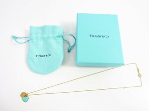 TIFFANY & Co. ティファニー ネックレス リターントゥ ダブルハート 750 K18 約3.9g 約46cm ▼AC24537