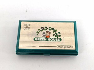 Game&watch ゲームウォッチ GREEN HOUSE グリーンハウス マルチスクリーン ※ジャンク《3162