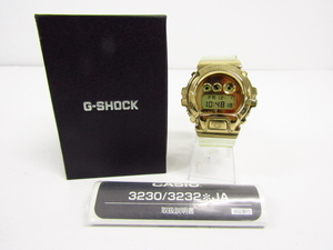 G-SHOCK GW-6900SG 腕時計 クォーツ式 CASIO カシオ ベルトスケルトン ゴールド ⊥AC24485