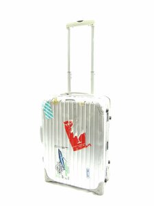 ※シリンダー破損 RIMOWA リモワ TOPAS CABIN TROLLEY 2輪 スーツケース □UB1725