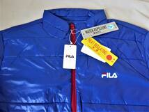 FILA GOLF フィラ ゴルフ 撥水 保温 防寒 中綿ジャケット　3L　青　 _画像2