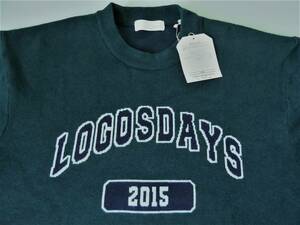 LOGOS DAYS ロゴス デイズ アウトドア 暖かい クールネック ニット セーター　LL　緑　②