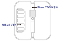 エレコム Ploom TECH+ 用 オールインワンポーチ ブルー プルームテックプラス ポーチ　ケース　カバー _画像2