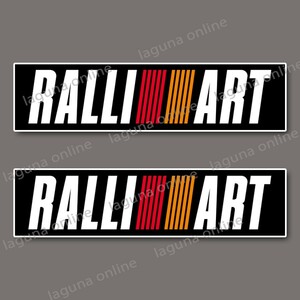 ☆即納☆　RALLIART ラリーアート　ステッカー　デカール　並行輸入