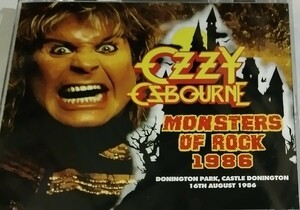 オジー・オズボーン 1986年 3Disc! Ozzy Osbourne Live At Monsters Of Rock,UK Black Sabbath