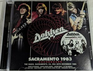 ドッケン 1983年 SDB 特典付 Dokken Live At Sacramento ,USA