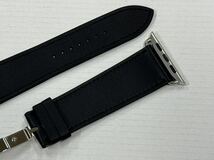 ☆即決 ほぼ未使用 Apple Watch HERMES 45mm 44mm 黒 ディプロイアントバックル エルメス アップルウォッチ Dバックル ブラック 452_画像6