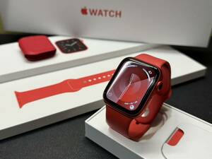 ☆即決 美品 Apple Watch series6 44mm RED アップルウォッチ GPSモデル レッドアルミニウム 心電図 シリーズ6 473