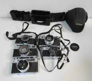 Va8089 フィルムカメラまとめ OLYMPUS 35DC/CANON/KONICA/YASHICA/その他「ジャンク品」