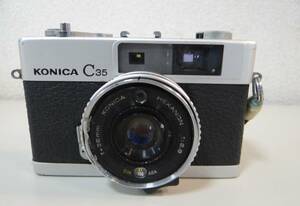 Va8029 KONICA C35 カメラ (シャッターOK/ジャンク)