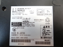 H1337 　FUJITSU 富士通　ノートPC/Core i5 3320M　2.60GHz / 8GB FMVNA7HE BIOS確認済_画像10