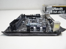 H1400 ASROCK H81M-HDS R2.0 (INTEL H81) LGA1150 MicroATX BOX　動作未確認　ジャンク品_画像6