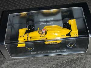 spark　1/43　S1781　ロータス101　＃１１　ネルソン・ピケ　1989　日本GP　4位　used 美品　