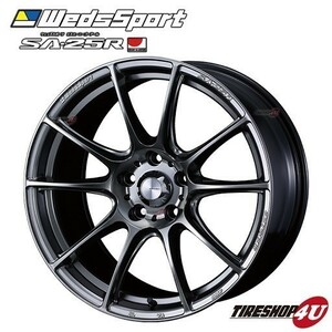 Weds Sport SA-25R 18x8.0J 5/114.3 +45 PSB プラチナシルバーブラック 新品ホイール1本価格 送料無料