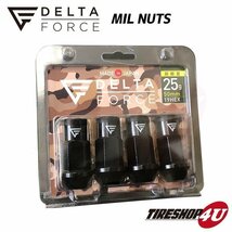 新品 DELTA FORCE MIL NUTS デルタフォース ミルナット M12X1.5 19HEX 24個セット 選べる4カラー 軽量アルミナット 高強度 貫通タイプ_画像3