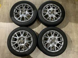 【2312017】Verthandi 14インチ 4.5J +45 PCD100 4H + MAXTREK 155/65R14 2019年 ワゴンR N-BOX タント スペーシア エブリィ クリッパー 等