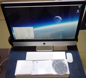 動作確認済み iMac 27インチ (Mid 2011) Core i５ 2.7GHz/12GB/HDD 1TB+SSD 512GB 