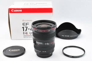 ★極美品★ Canon EF 17-40mm F4L USM 元箱・フード付★カメラ専門店にて検品済み★キヤノン 