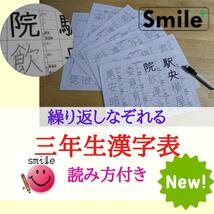 新　詳細ver 小学校6年間で習う漢字表　読み方使い方書き順記載　繰り返しなぞって消せる漢字表　漢字ドリル　漢検_画像5