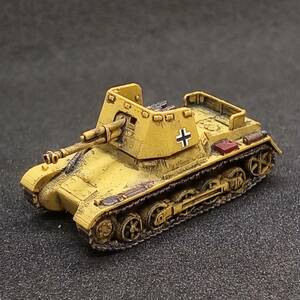 ●完成品1/144 １号4.7cm自走砲,”ドイツ最初の自走砲！”,北アフリカ塗装,ＤＡＫ,ドイツ,WW2,自作ver