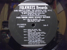 PETE SEEGER SINGS WOODY GUTHRIE FTS 31002　輸入盤_画像5