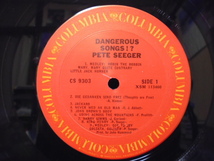PETE SEEGER/DANGEROUS SONGS!? CS9303　輸入盤_画像4