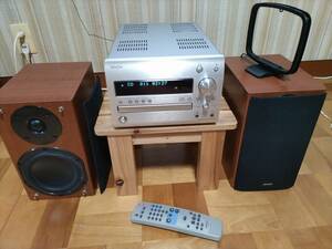 DENON CD レシーバー D-MX11、 スピーカー SC-MX33 のセット 2009年製、動作品