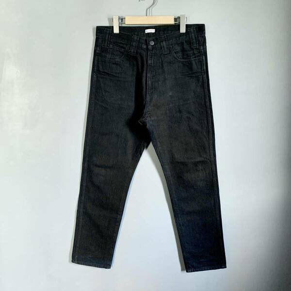 WILLY CHAVAWISM ブラックデニム ウィズム ウィリーチャバリア wism black denim ジーンズ パンツ 黒 M